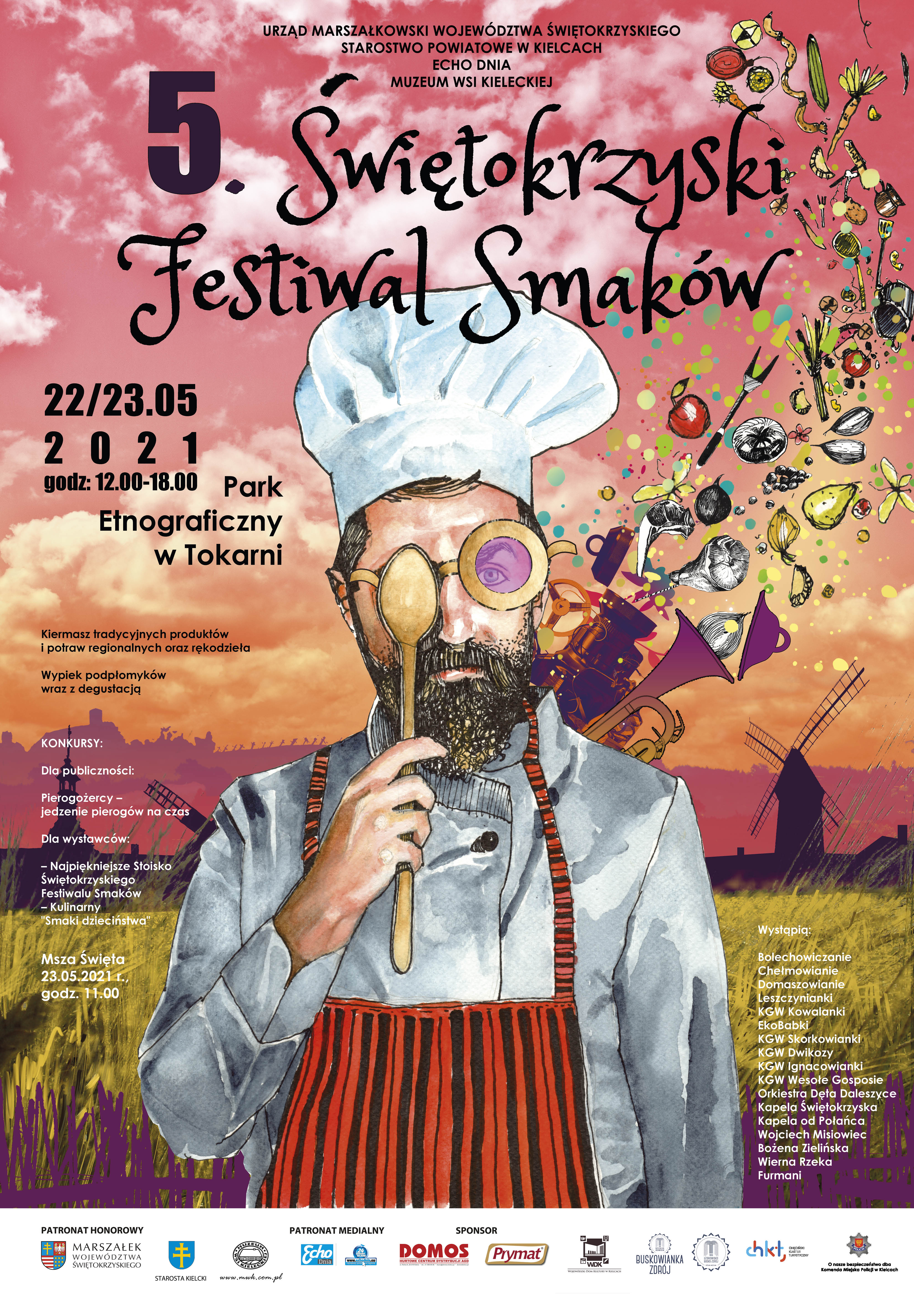 plakat festiwal smaków lekki