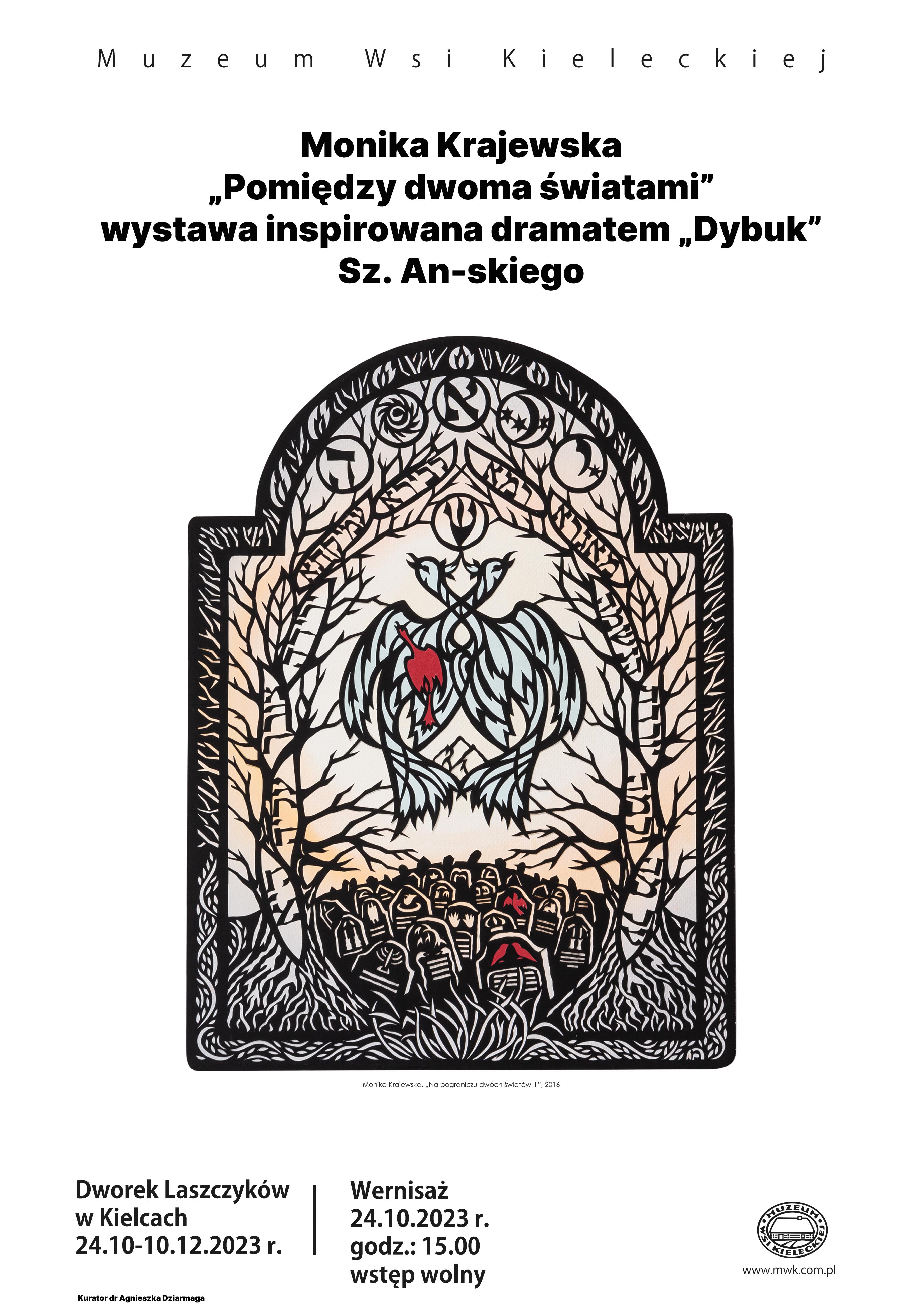 Plakat wystawa w Dworku Laszczyków