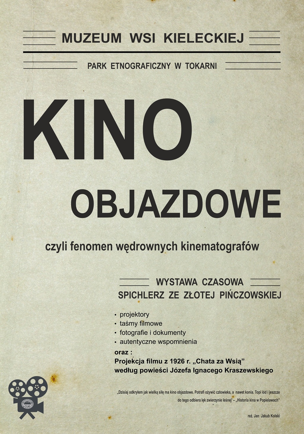 kino objazdowe plakat