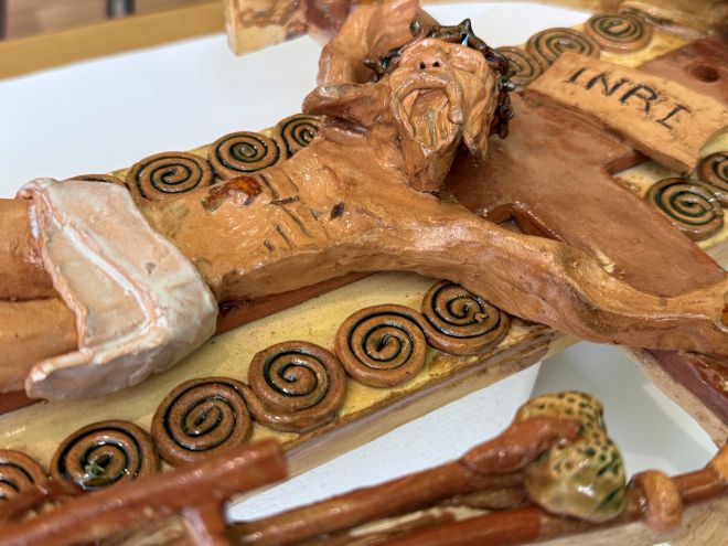 Garnek gliniany Jarosław Rodak fot. Emilia Pstrągowska